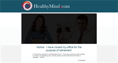 Desktop Screenshot of healthymind.com
